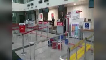 Sivas Havaalanında ilginç manzara