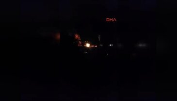 Bilecik'teki tüp gaz deposundaki patlama anı kamerada