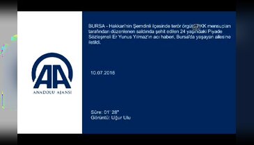 Bursa'da baba ocağında yas var!