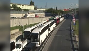 Otogarda tatil dönüşü yoğunluğu bugün de sürüyor