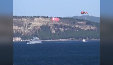 Rus savaş gemisi Ege'ye yol aldı