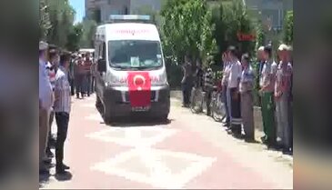 Şehit er, Osmaneli'de toprağa verildi
