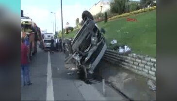 Tem'deki zincirleme kaza, trafik yoğunluğuna neden oldu