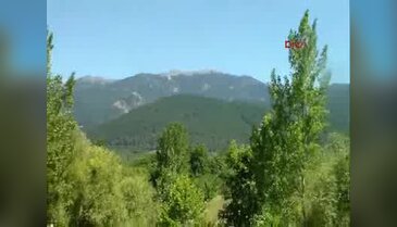 Kazdağları'nda duman bulutu oluştu