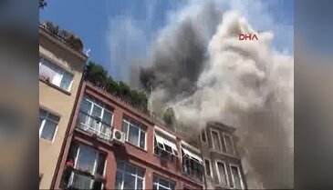 Cihangir'de ünlü oyuncunun evinde yangın - 1