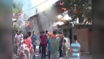 Bursa'da yangın paniği