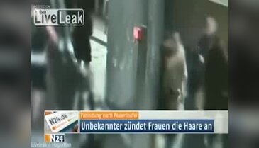 Berlin metrosunda kundakçı dehşeti