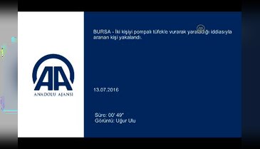 Bursa'daki silahla yaralama zanlısı yakalandı