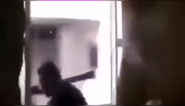 Roket atmak isteyen teröristin vurulma anı kamerada