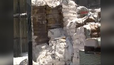 Nalbur deposunda yangın