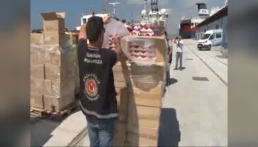 Gemiye kaçak sigara baskını - 2