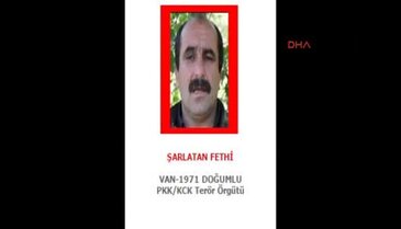 PKK'lı terörist Fethi Şarlatan hava operasyonunda vuruldu