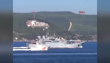 Rus savaş gemisi Marmara'ya yol aldı