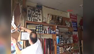 Nizip'te 1 metre uzunluğundaki terlik ilgi çekiyor