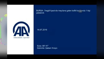 Bursa'da otobüsle çarpışan otomobil hurdaya döndü