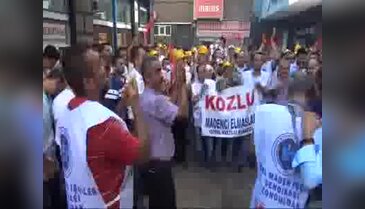 TTK'nın özelleştirileceği iddiaları üzerine madenciler eylem yaptı - 1