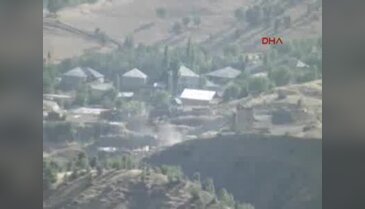 PKK'lı teröristler Derecik'te askeri üs bölgelere saldırdı