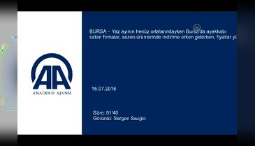 Bursa'da sezon sonu indirimleri erken başladı