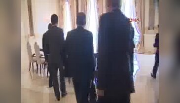 Azerbaycan Cumhurbaşkanı Aliyev, Çavuşoğlu'nu  kabul etti