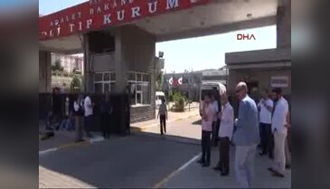 Reklamcı, Olçak ve oğlunun cenazesi Adli Tıp'a getirildi