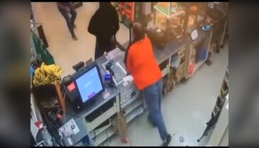 Soygun girişimi cesur kasiyere takıldı
