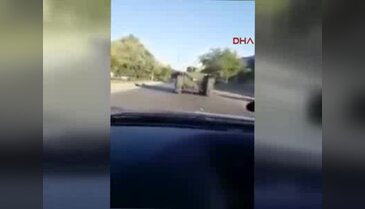 Belediyeye ait kamyon darbecilerin tankını böyle durdurmaya çalıştı