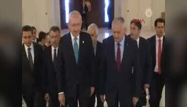 Başbakan Yıldırım Kemal Kılıçdaroğlu'nu kabul etti