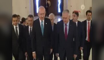 Başbakan Binali Yıldırım, CHP Genel Başkanı Kemal Kılıçdaroğlu'nu kabul etti
