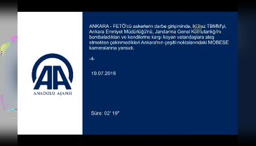 Darbe girişimi MOBESE kameralarında - TBMM'nin vurulma anı