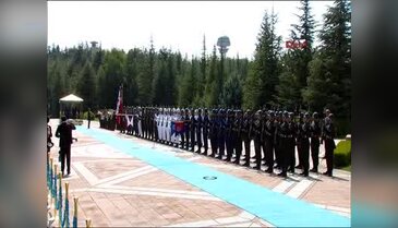 Başbakan Yıldırım, Gürcistan Başbakanı'nı resmi törenle karşıladı