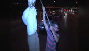 Boğaziçi Köprüsü'nde darbe girişimi protestosu