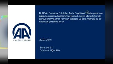 Bursa emniyetinde FETÖ depremi