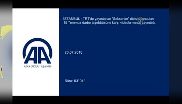 "Seksenler" dizisi oyuncuları darbe teşebbüsüne karşı videolu mesaj yayınladı