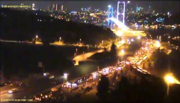 Kanlı girişimin İstanbul ayağı anbean görüntülendi