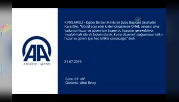 OHAL kararının alınmasında  Selahattin Karanfiler yorumu
