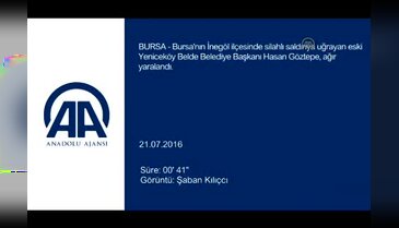 Bursa'da eski belde belediye başkanına silahlı saldırı