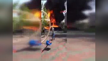 İzmirlileri korkutan yangın