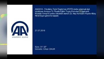 15. Piyade Eğitim Tugay Komutanlığına vekaleten atama