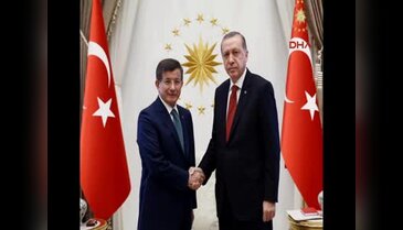 Cumhurbaşkanı Erdoğan, Ahmet Davutoğlu'nu kabul etti