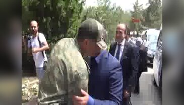 Tutuklanan komutanın yerine vekalet eden Albaya ziyaret