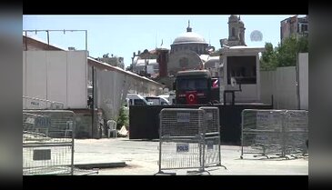 Taksim'e getirilen zırhlı araç, kışlaya götürüldü