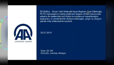 "Darbecilerin ilk işi sivil toplumu susturmak olacaktı"