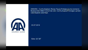 Cumhurbaşkanı Erdoğan, vatandaşlarla selamlaştı
