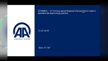 Boğaziçi Köprüsü'nde bir kadın askerlere tek başına karşı çıktı