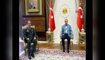 Cumhurbaşkanı Erdoğan, Genelkurmay Başkanı Akar'ı kabul etti