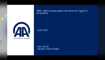 Trafik kazası: 1 ölü, 3 yaralı