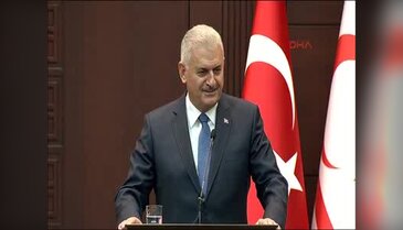 Başbakan Yıldırm ile KKTC Başbakanı Hüseyin Özgürgün ortak basın toplantısında konuştu - 3