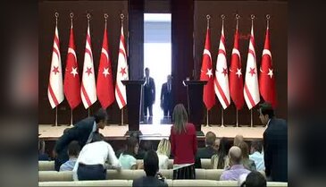 Başbakan Yıldırm ile KKTC Başbakanı Hüseyin Özgürgün ortak basın toplantısında konuştu - 1