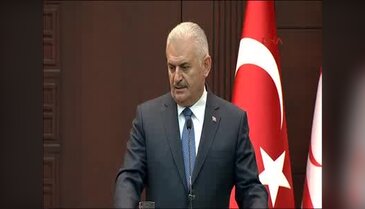 Başbakan Yıldırm ile KKTC Başbakanı Hüseyin Özgürgün ortak basın toplantısında konuştu - 2