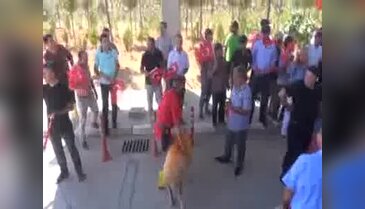 Darbe girişiminde yaralanan gence görkemli karşılama